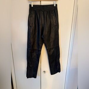 GOLDEN GOOSE black joggers